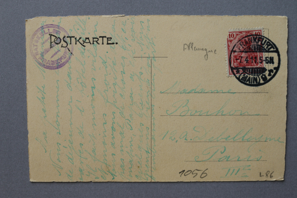 Postcard PC Frankfurt Main 1900-1920 Gruss aus dem Ratskeller Town architecture Hessen